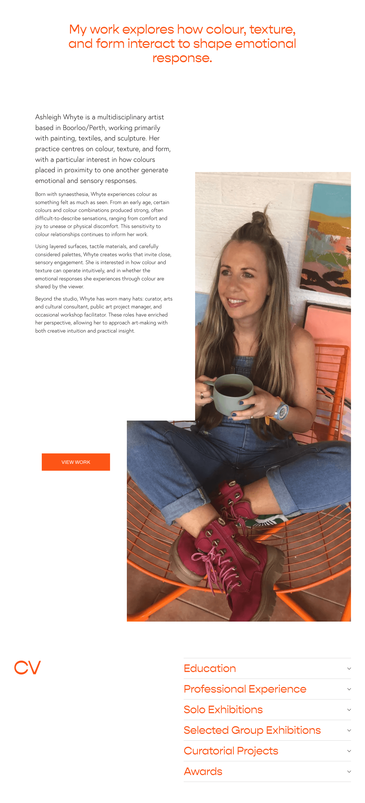 Ashleigh Whyte about page