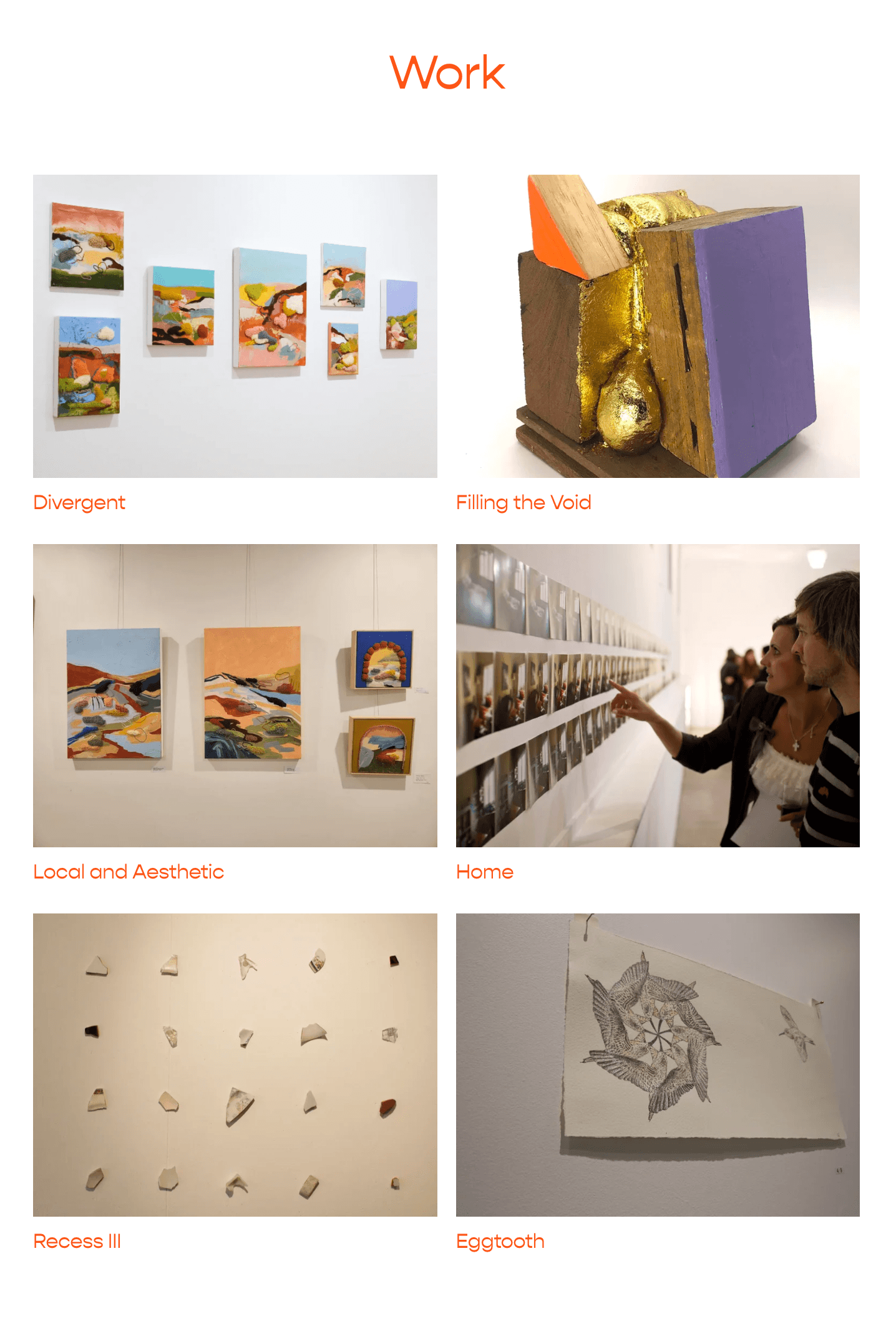 Ashleigh Whyte portfolio page